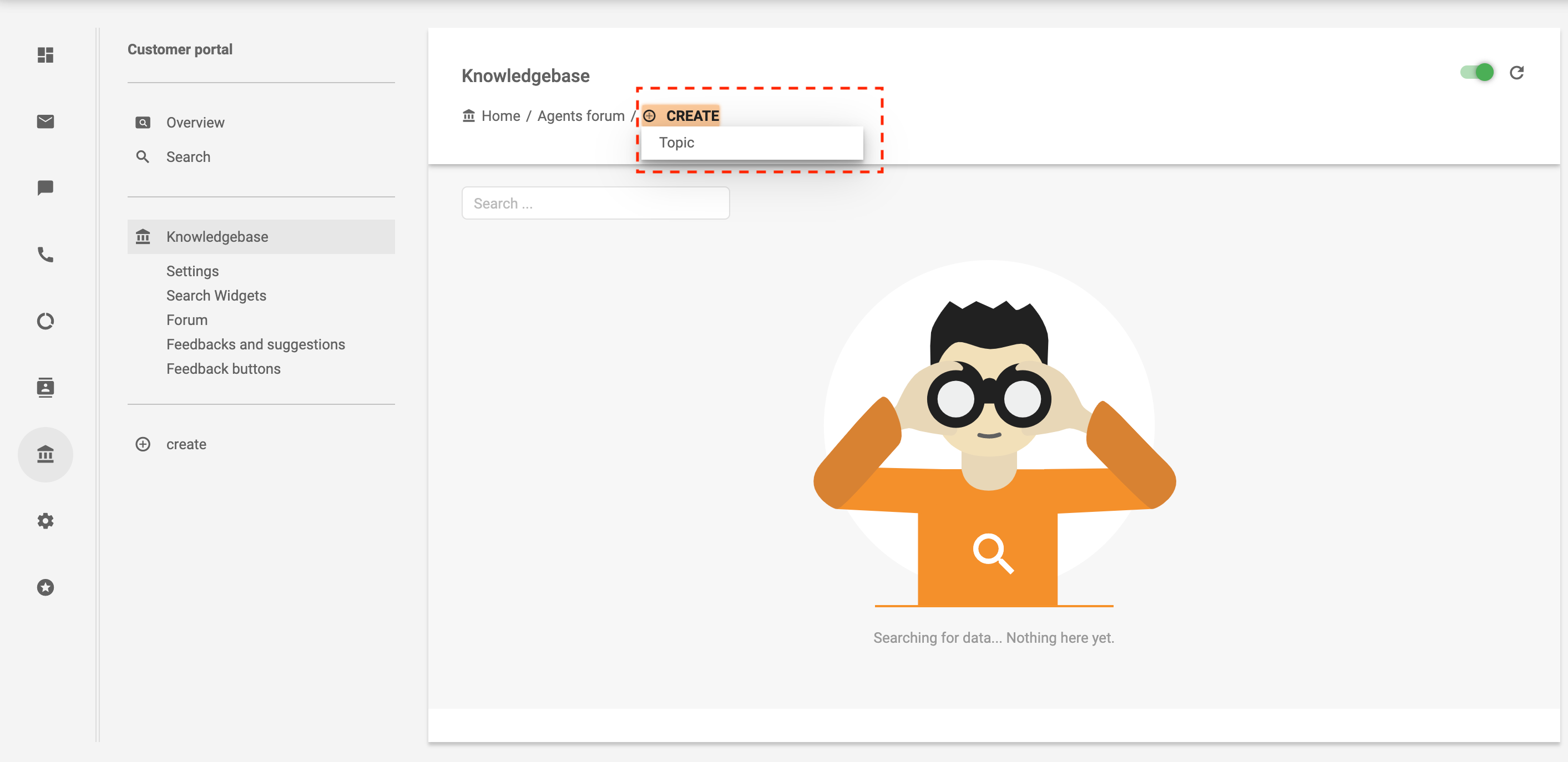 Vytvoření tématu v agentuře fóra - LiveAgent