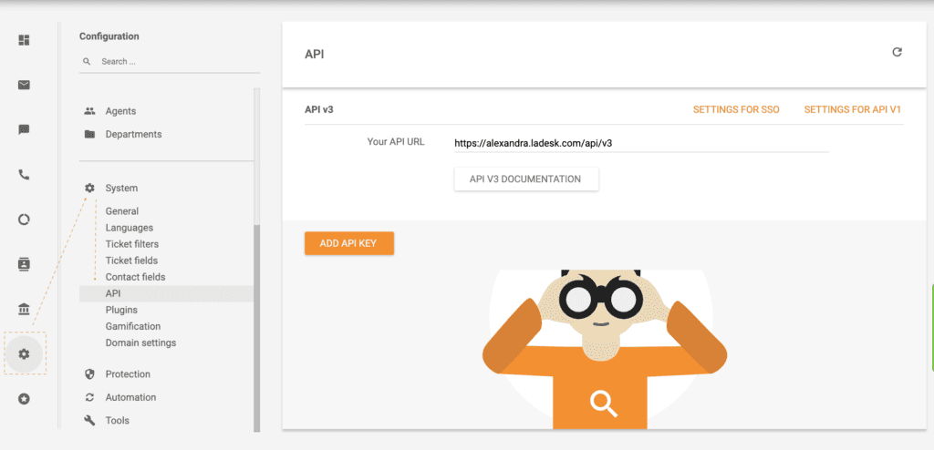Příklad LiveAgent API