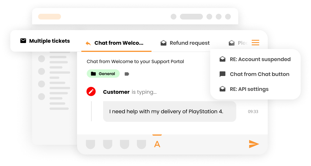 Mockup více karet s lístky