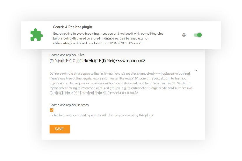 Funkce Hledání a nahrazení v LiveAgent