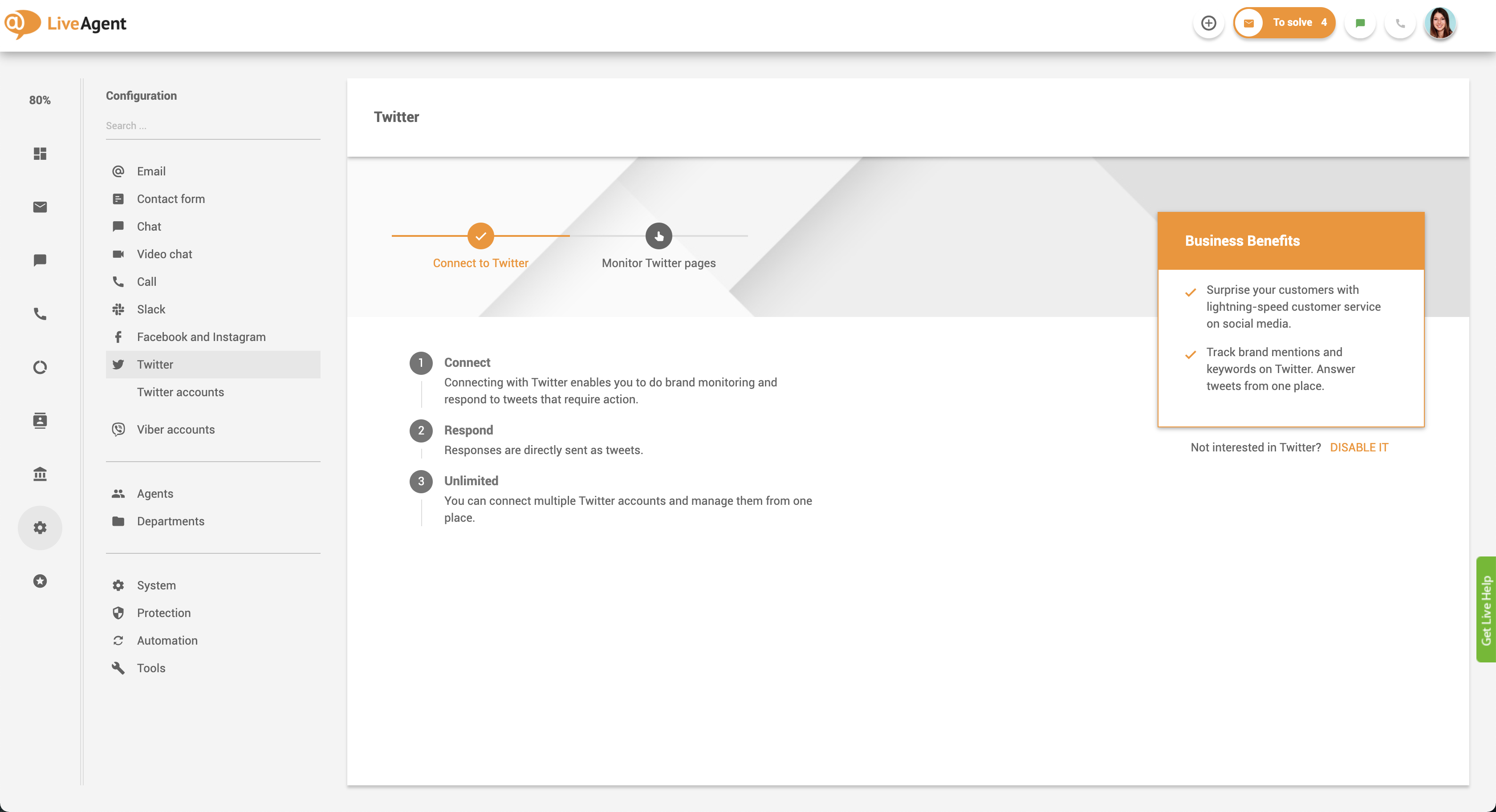 Propojte Twitter s univerzální schránkou