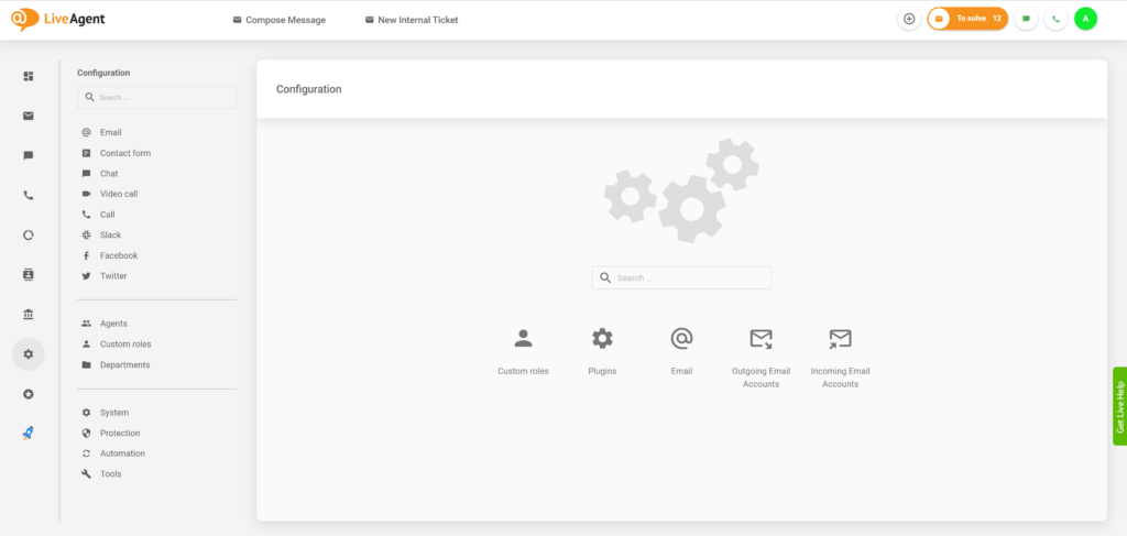 Konfigurace vlastních rolí LiveAgent
