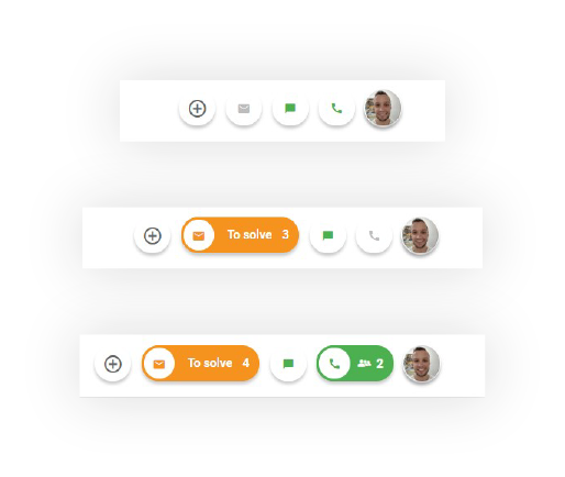 Tlačítko K vyřešení v LiveAgent