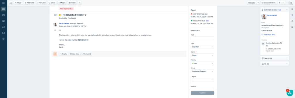 Freshdesk's Ticket Environment