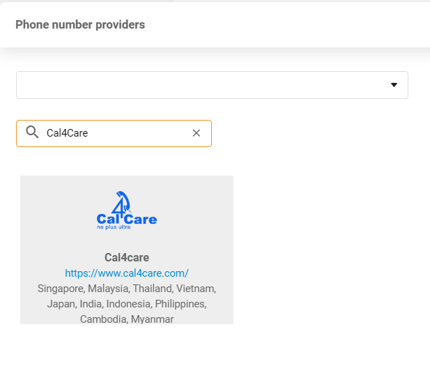 Poskytovatel Cal4Care