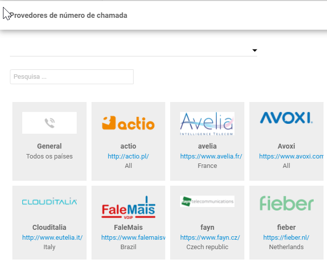 FaleMais poskytovatel