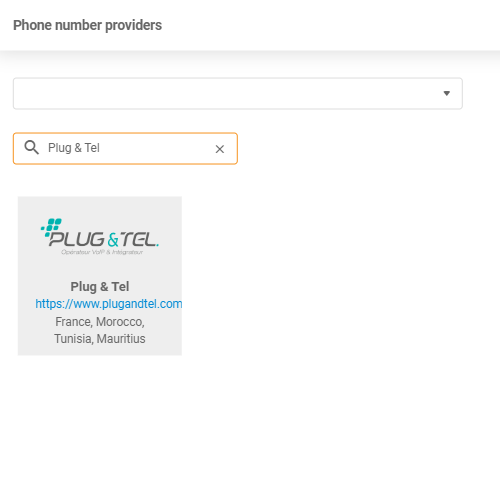 Poskytovatel Plug & Tel