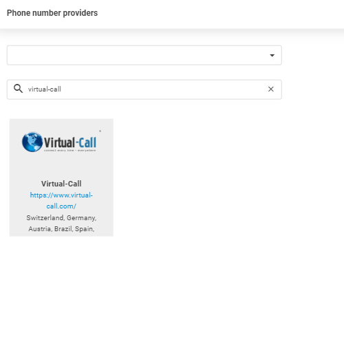 Poskytovatel Virtual-Call