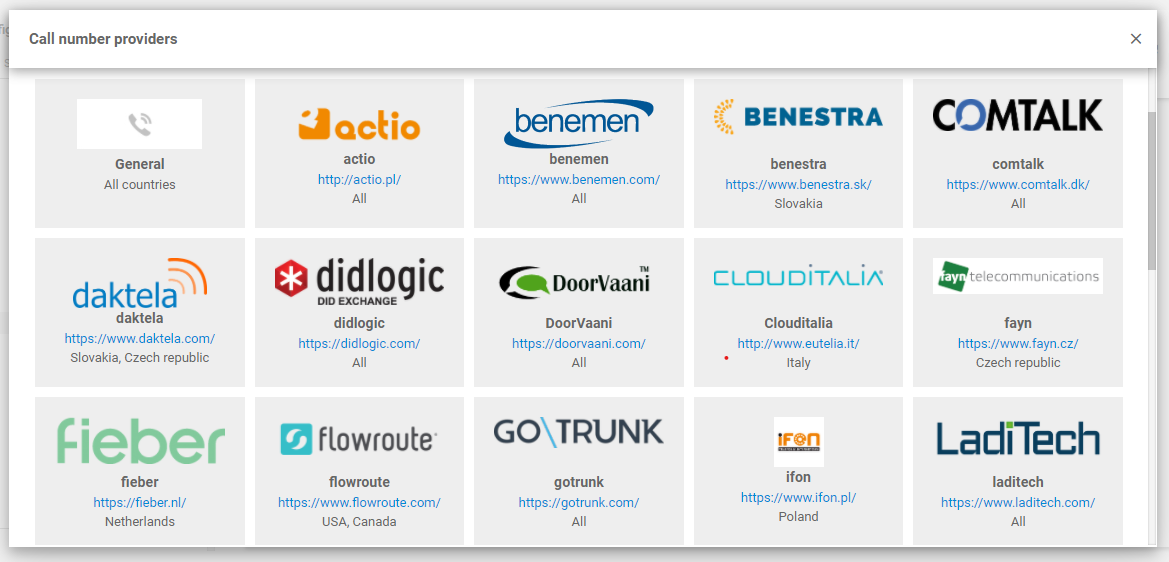 Magenta VoIP integrace s LiveAgentem