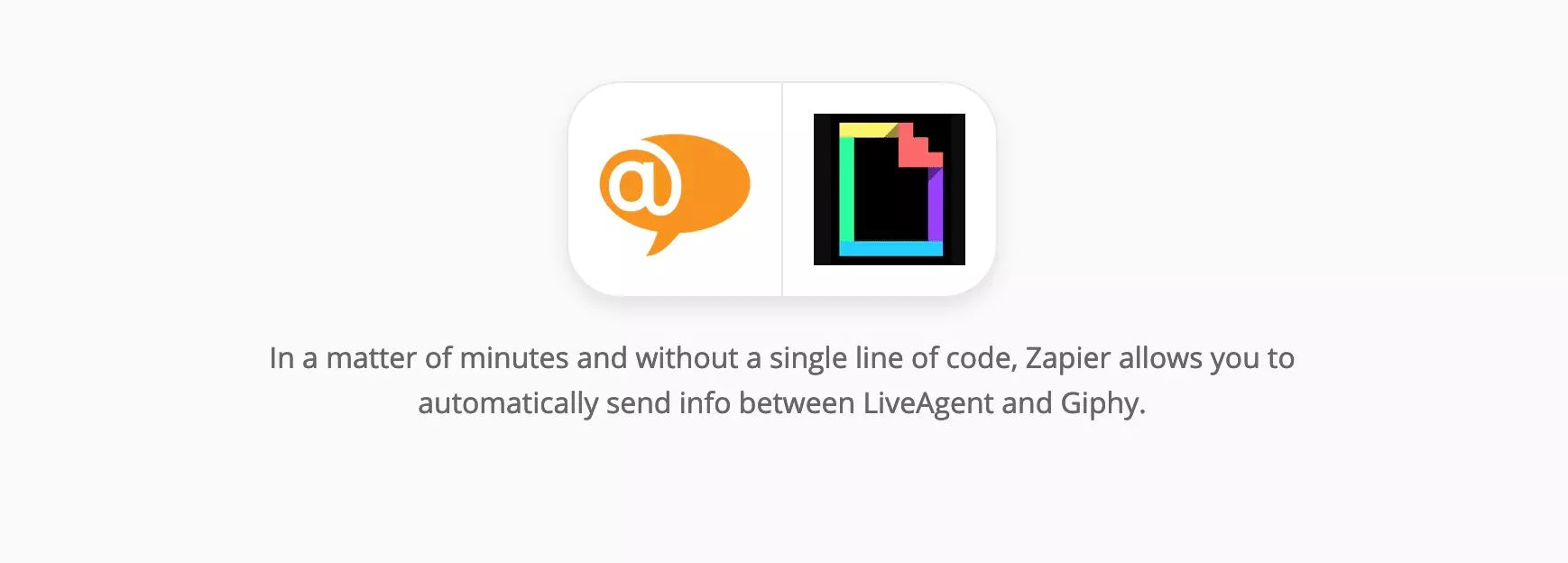 Integrace LiveAgent a Giphy na Zapier