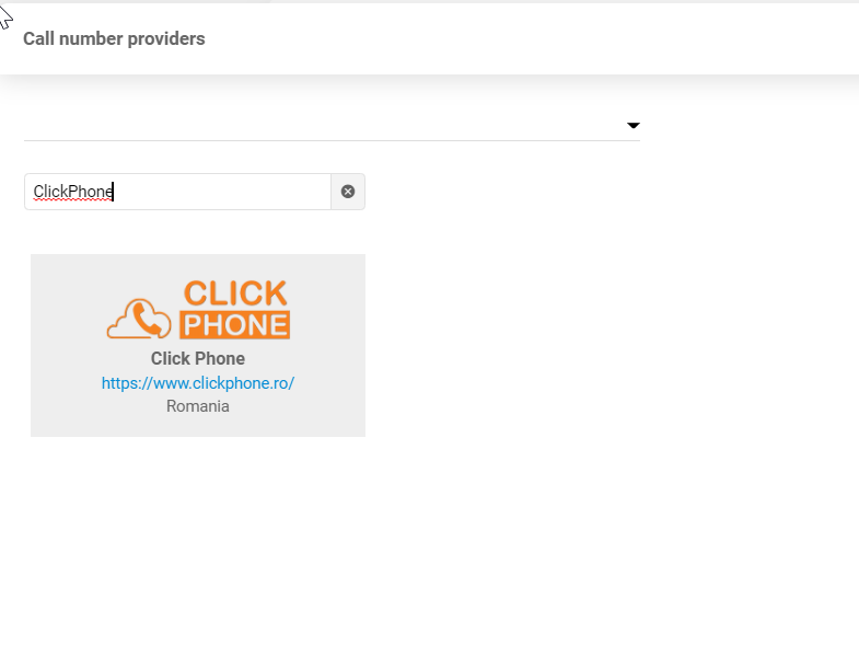Poskytovatel ClickPhone