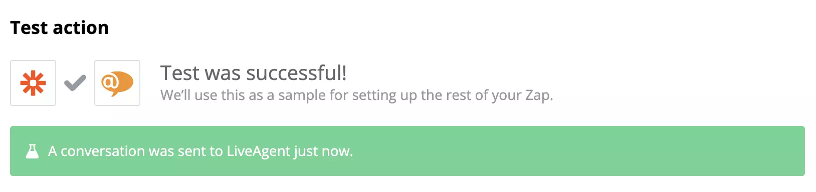 Úspěšný test integrace LiveAgent a Asany