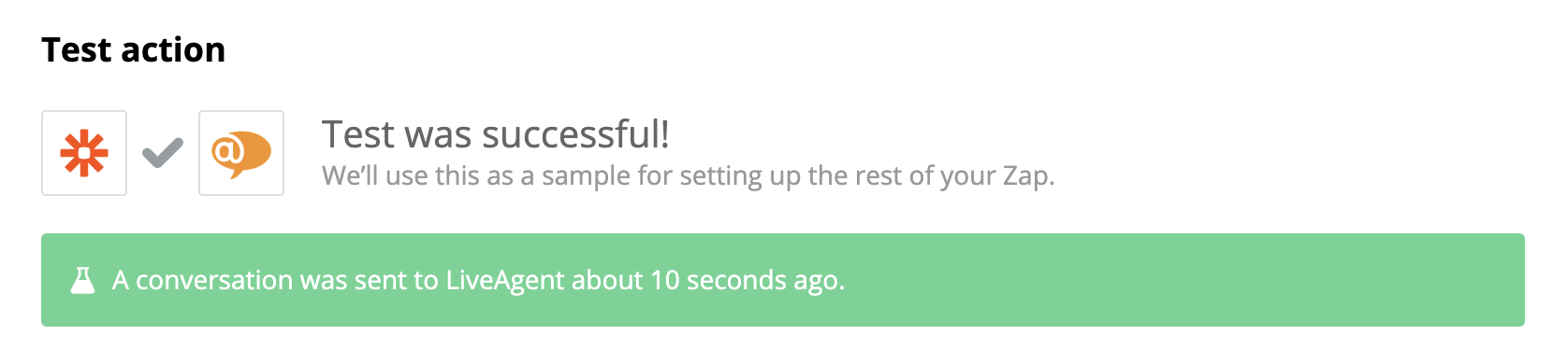 Úspěšný test integrace ShipStation a LiveAgent