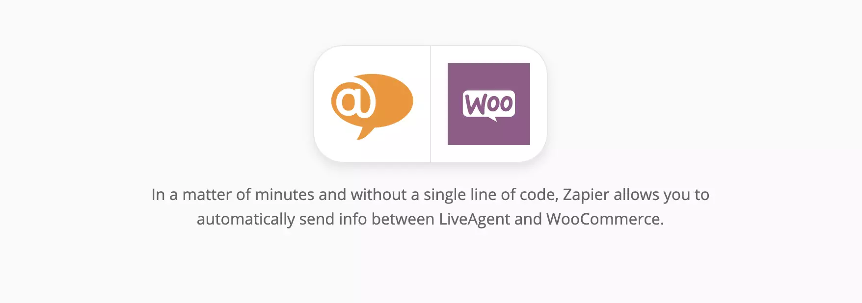 Integrace LiveAgent a WooCommerce na Zapier