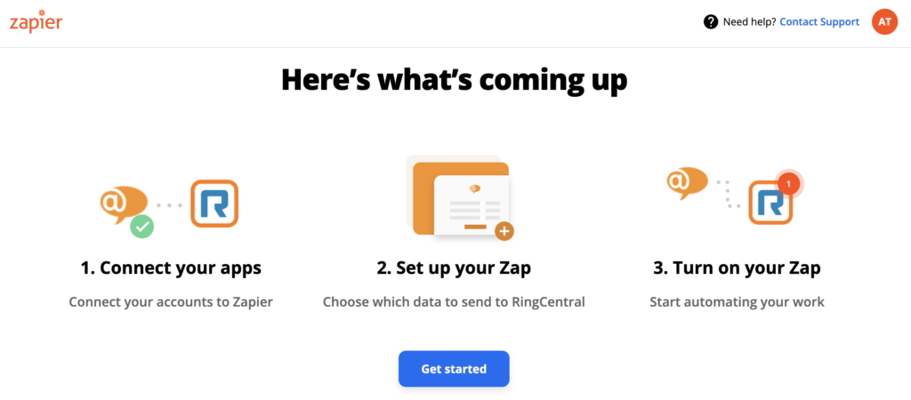Zapier integration process