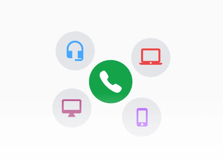 Více podporovaných volacích zařízení a telefonů