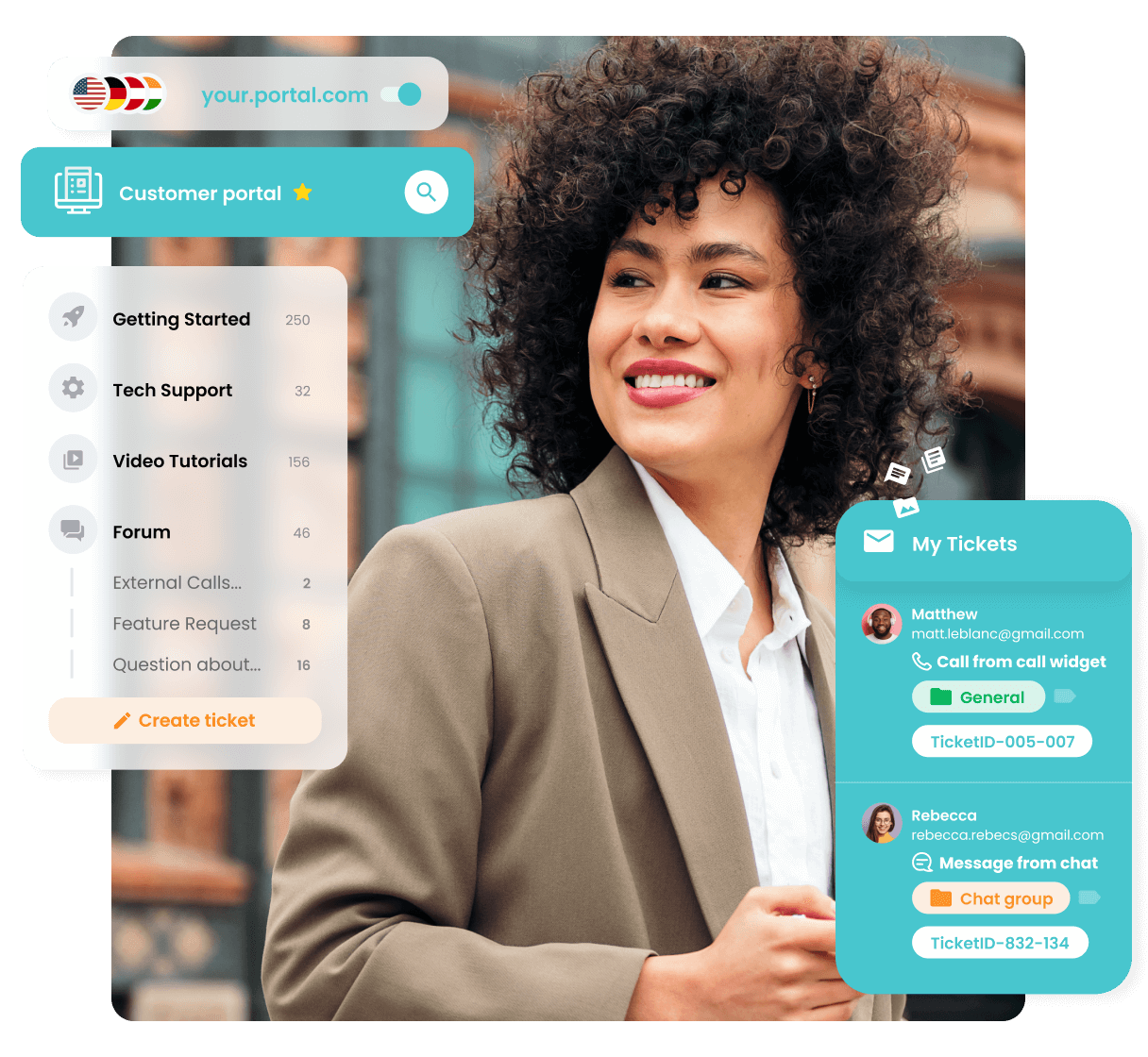 Software portálu zákazníků