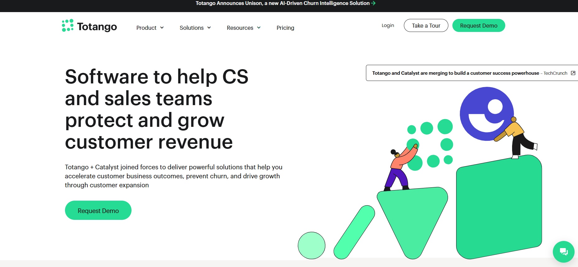 Domovská stránka Totango