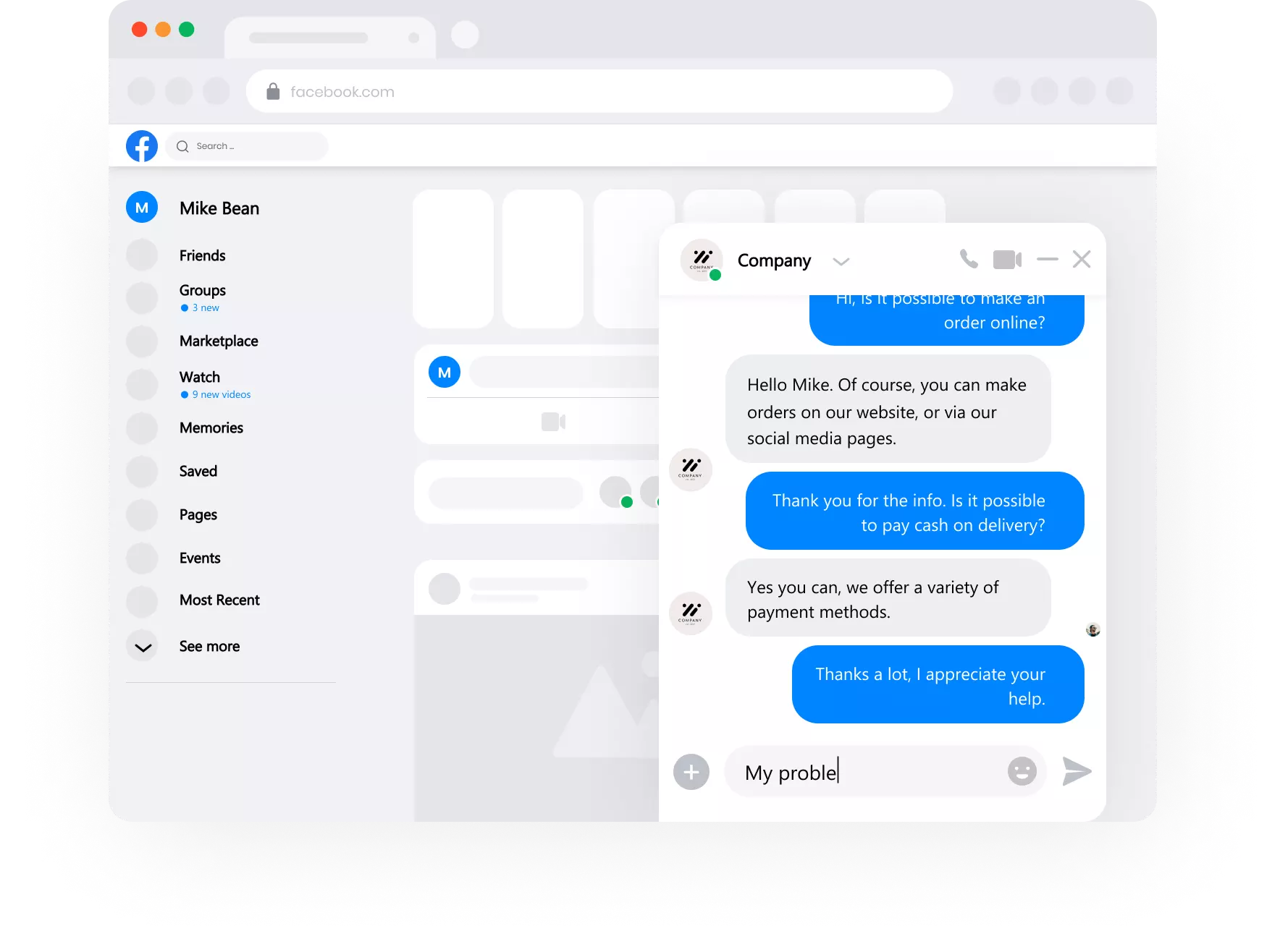 Zobrazení zákazníka