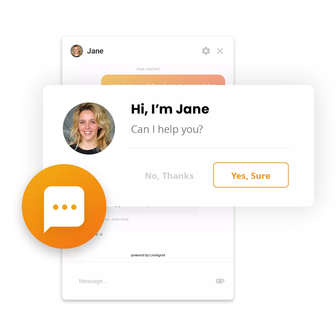 LiveAgent proaktivní pozvání do chatu