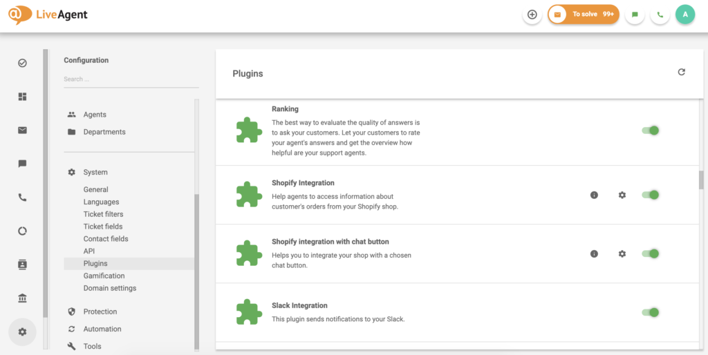 Integrace Shopify se softwarem pro zákaznickou zkušenost