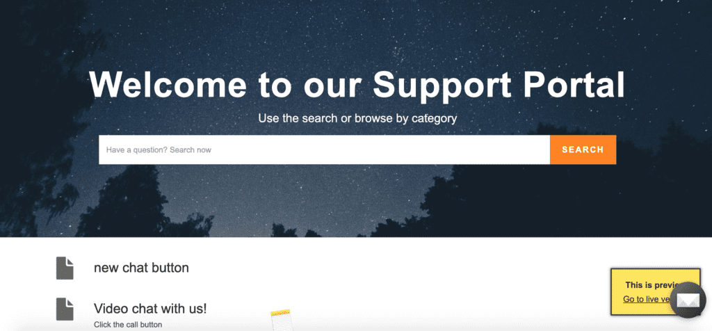 Ukázka zákaznického portálu