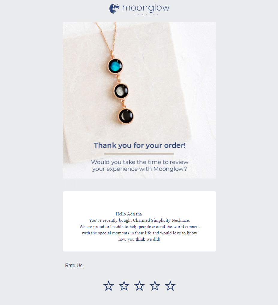 E-mail Děkuji za vaši objednávku